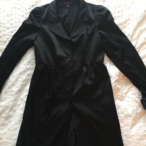 Betsey Johnson black lace coat size 6